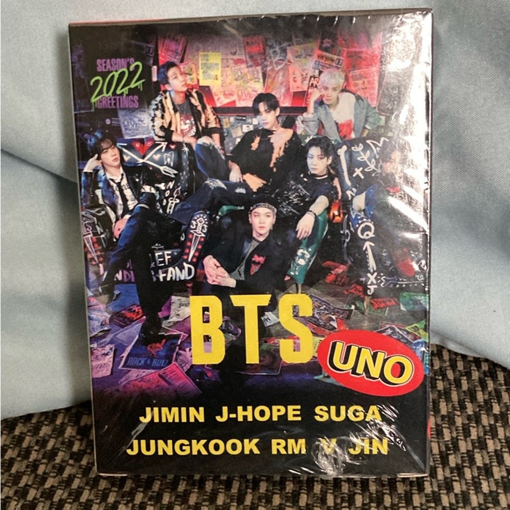 BTS unopened uno cards